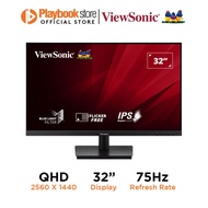 ViewSonic VA3209-2K-MHD 32" QHD 2560 X 1440 75Hz IPS Technology 4ms Monitor With Built-In Speakers