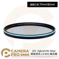 Camera Expert STC 77mm 82mm Hybrid CPL Extreme Light Transmittance-0.5 Ev Polarizer