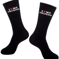1 Pair I Love My Girlfriend Socks Cute Gifts For Boyfriend Funny Boyfriend Gift Ideas For Anniversar