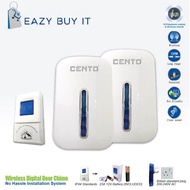 CENTO WIRELESS DUAL DIGITAL DOOR BELL CT-B0808