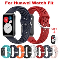 Huawei Watch Fit Strap Silicone Breathable Accessories WatchBand For Huawei Watch Fit Smart Watch