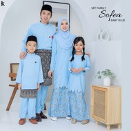 KURUNG SOFEA BABY BLUE | Sedondon Raya | Baju Raya 2023 | Sedondon Family | Sedondon Ibu Anak | Sedondon Ayah Anak