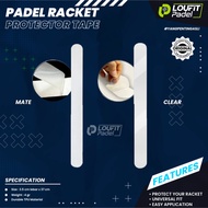 PADEL RACKET PROTECTOR TAPE TRANSPARENT PADEL RACKET PROTECTOR/ UNIVERSAL PADEL PROTECTOR STICKER/ /