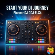 Pioneer DJ DDJ-FLX4 2-Channel Multi-App Compatible DJ Controller