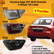 Proton Saga (2016-2024) Tail Lamp Tail Light LED VVT Taillamp Taillight DRL Running Signal Light 201