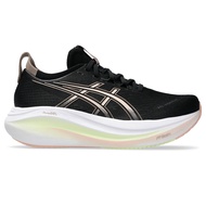 ASICS : 1012B753.003 GEL-NIMBUS 27 WOMEN RUNNING ผู้หญิง รองเท้าวิ่ง ของแท้  BLACK/BREEZE