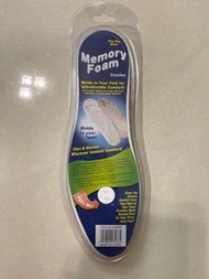 memory foam記憶鞋墊 全新 男女適用 舒緩腳痛 100%按你腳形 可自行剪裁 完全緊貼腳底 專屬鞋墊 勞損壓力所致 處理痛症及矯正 姿勢 度身訂製矯正鞋墊 扁平足 足底腳筋炎