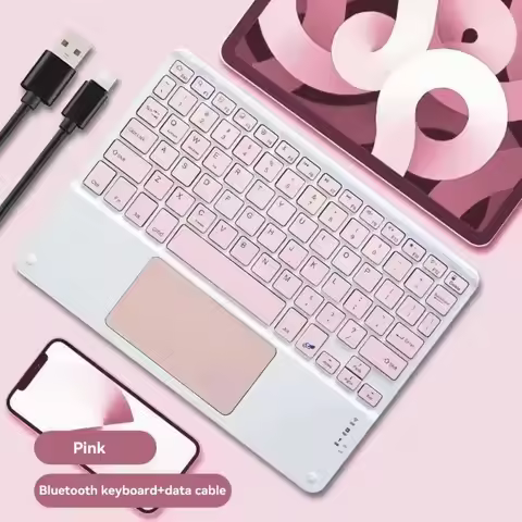 Touchpad Keyboard For Samsung Galaxy Tab S9FE A9 Plus A8 S7 S8 German/Arabic/Spanish Keyboard For Xi