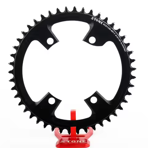 Single Chainring BCD110 Circle for Shimano R7000 R8000 R9100 Aero Style Narrow Wide 34T to 60T