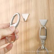 560AAE Japan KM Stainless Steel Viscose Hook Triangular Steel Sticky Hook (5 Pieces Pack) Load-Beari