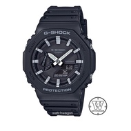 [Watchwagon] Casio G-Shock GA-2100-1A Carbon Core Guard Carbon Case Resin Band Analog Digital Unisex Watch ga2100