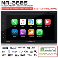 NA3605 NAKAMICHI 6.8" 2 DIN FHD Apple CarPlay Android Radio DVD Stereo Player