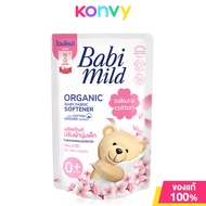 Babi Mild Organic Baby Fabric Softener Sakura Cotton 570ml เบบี้มายด์ ปรับผ้านุ่ม ซากุระ คอตตอน