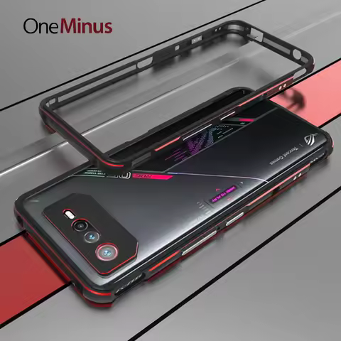 For Asus ROG Phone 6 Pro Case 7 5 5s Aluminum Metal Bumper Frame Slim Cover Skin Protective Phone Fu