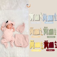MIOUBABY Kimono Headband & Swaddle Fullset Newborn Newborn Baby Clothing Set