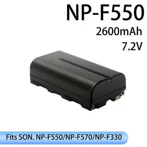 NP-F550 NP-F570 NP F550 F570 Camera Battery + LED Dual Charger With Micro usb port for Sony NP-F330 