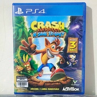 Kaset Crash Bandicoot N'sane Trilogy PS4 PS5 BD Bluray Disc Playstation PS 4 5 Bekas Second Preloved