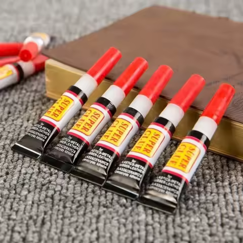 3/6/12 PCS Epoxy Resin Liquid Wood Super Glue Metal Glass Strong Superglue Instant Seconds Adhesives