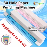 30 Hole Sliding Puncher A4 Quikly Sharp Sliding Binding Machine Cut Puncher High Quality New Model