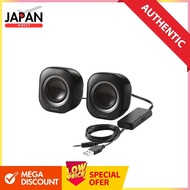 Elecom Speaker USB powered 4W Compact φ3.5 mini plug connection Black MS-P08U2BK