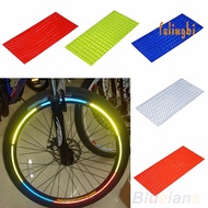 (fulingbi)Fluorescent MTB Bike Bicycle Sticker Cycling Wheel Rim Reflective Stickers