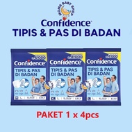 MOMS_ PACKAGE (4pcs) CONFIDENCE THIN PAS PANTS ML XL Adult PANTSPopok