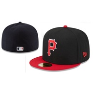 Hot Sale MLB Pittsburgh Pirates Fitted Hat 59FIFTY Cap Full Close Fitted Caps Outdoor Sport Men Wome