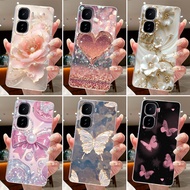 Case For Vivo IQOO Neo10 Pro / Neo 10 Pro Plus Flower Butterfly Protective Thin Casing For IQOO Neo1