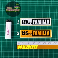 Yamaha 125zr Familia Sticker Cutting Overlapping Reflective Stiker Motorcycle Accessories Designs/ D
