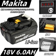 18V Makita, Litium-Ion Boleh Ganti BL1830B, BL1850, BL1860, BL1840B