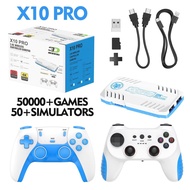 4K 128G X10 PRO Games Sticks HD TV Video Game Console Double Retro 2.4G Controller 50000+ Games Emul