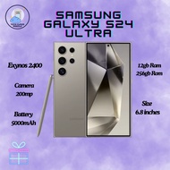 (ORIGINAL MYSET) SAMSUNG GALAXY S24 ULTRA / EXYNOS 2400 / 12GB + 256GB ( FULLBOX)