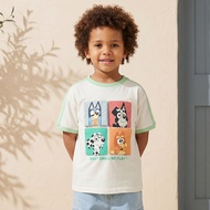 Babyshop Bluey Crew Neck Short Sleeve T-Shirt With Bluey Print