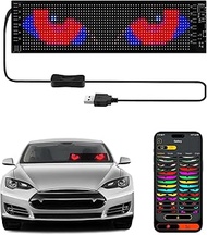 Eyes Light for Cars,Programmable LED Eyes for Windshield, 3 x 7inch,Ojos Led para Carro, Flexible LE