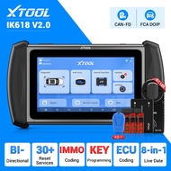 XTOOL IK618 Key Programming AI-Assisted Bidirectional OBD2 Scanner Full-System 30 Reset Coding CANFD