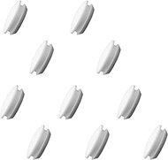 Suiwotin 10pcs 5/8 Inch (16mm) Hole Plug, White Button Plugs, Snap in Locking Hole Tube Plug Fit for
