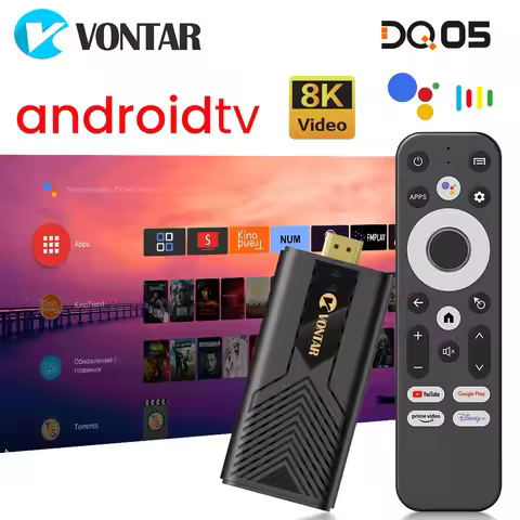 VONTAR DQ05 4G 32G TV Stick Android13 ATV UI Rockchip RK3528 Quad Core 64bit Cortex A53 Support 8K V