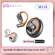 SAURY M113 Wireless Earbuds - Hi - Fi Sound, Built - in MIC, Long - Term Wear Design