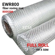 FULL ROLL  FIBERGLASS WOVEN ROVING MAT E GLASS EWR800 (800GSM)