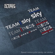 Team sky ineos grenadier sky Hercules Bicycle Frame Body Decoration Sticker