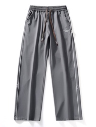 Summer Mens Sweatpants Light and Thin Ice Silk Cool Pants Big Size 8XL 7XL 6XL Sportswear Loose Fit 