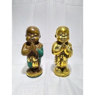 Monk Buddha Statue / Monk Monk Brass Stand