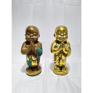 Monk Buddha Statue / Monk Monk Brass Stand