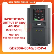 Inverter in 3 Phase 380VAC to 3 Phase 380VAC, capacity 4kw/ 5.5kw, GD200A-004G/5R5P-4