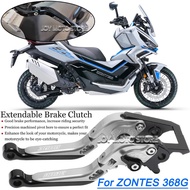 For Zontes 368G 368g Motorcycle Accessories CNC Adjustable Folding Extendable Brake Clutch Levers Ha