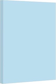 Blue Pastel Color Card Stock Paper, 67lb Cover Medium Weight Cardstock, for Arts & Crafts, Coloring,