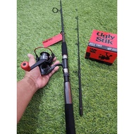SAVING PACKAGE COMBO BABON JORAN UGLY GX2 HEAVY ACTION STICK AND REEL UGLY TUFFAH METAL BODY POWER H
