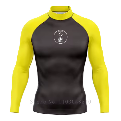 Fourth Element Mens Surfing Diving Swimwear Quick-Dry Stretch UV upf50+ Protection Swim Shirt Rash G