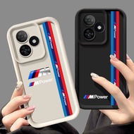Blue Red Line Sport Car B-BMW Male M Power Phone Case for Infinix Hot 40 30 20 Note 40 30 VIP Casing