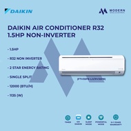 Daikin Air Conditioner R32 1.5HP Non-Inverter (FTV35PB-LO)